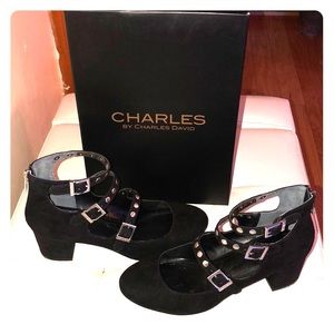 Black Charles heels